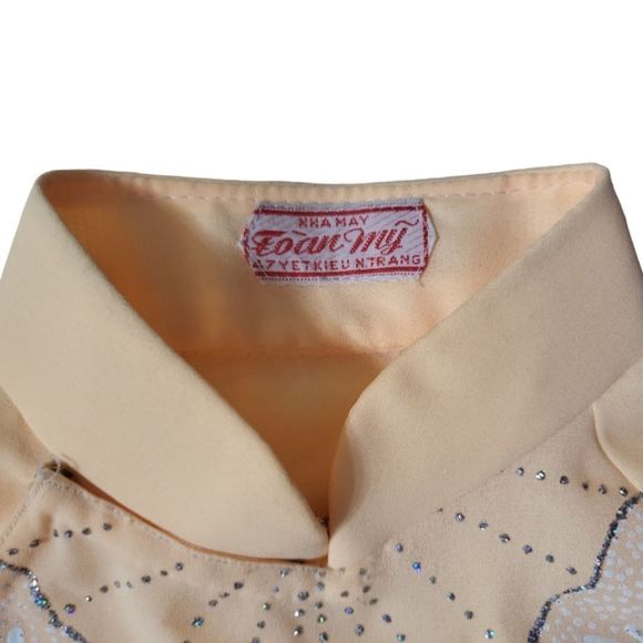 NHA MAY TOAN MY Vietnam Dressmaker Attire Handpainted Handmade Pant Set - Picture 4 of 13